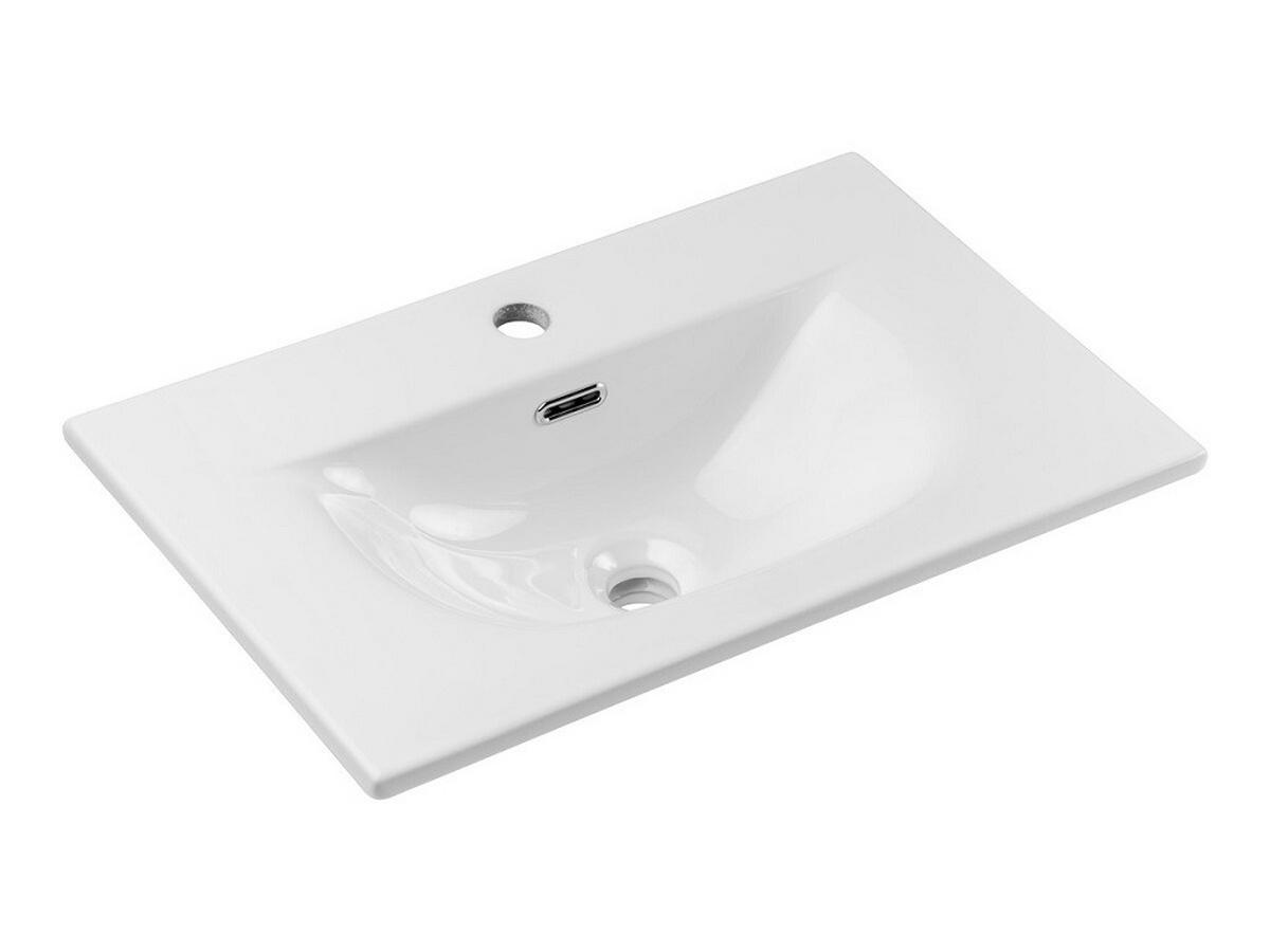 WASCHTISCHKOMBI 60 cm 2 Teile - Nova White N BM112 in Weiß/Matt - Weiß, Holz (60/57/40cm)