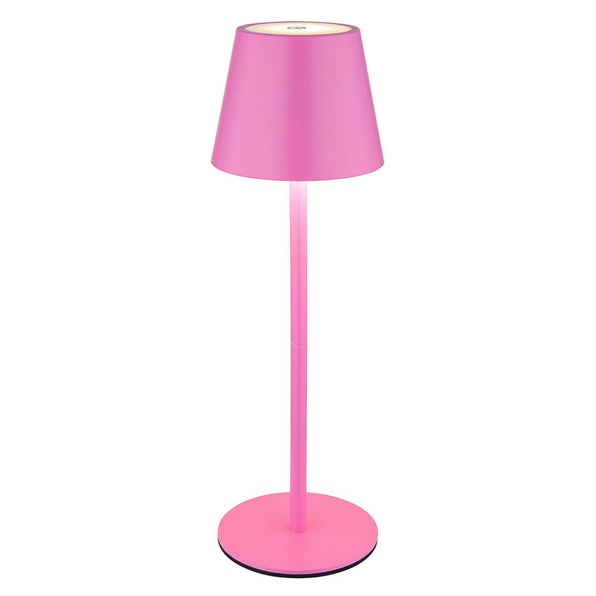 LED Tischleuchte VANNIE I Rosa - Rosa, Metall (11.5/11.5/36cm) - Globo Lighting