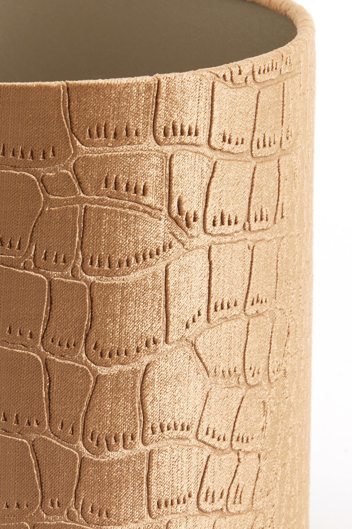 LAMPENSCHIRM Praya Braun Ø30/21 cm - Braun, Textil (30/30/21cm) - Light & Living