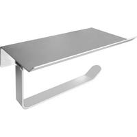 TOILETTENPAPIERHALTER, Wandmontierter Toilettenpapierhalter - Transparent, Metall (9.8/6.5/18cm) - BELZ