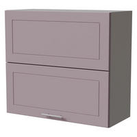 KLAPPHÄNGESCHRANK Bari W8B/80-AV Grau / RAL 4009 pastellviolett 80 / 32,5 / 72cm - Violett/Grau, Holz/Holzwerkstoff (80/72/32.5cm) - Feldmann-Wohnen