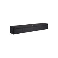 LOWBOARD Amoria Mangoholz 200 cm / 35 cm Schwarz - Schwarz, Holz (200/30/35cm) - Villa Möbel