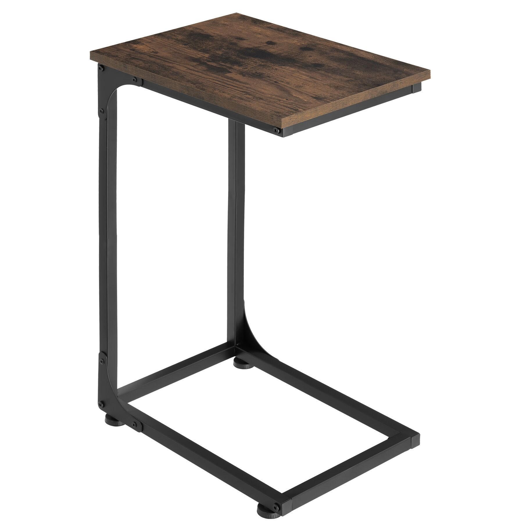 BEISTELLTISCH Erie,40 x 30 x 63 cm,Industrial Holz dunkel, rustikal - Rostfarben, Holzwerkstoff (40/30/63cm) - tectake