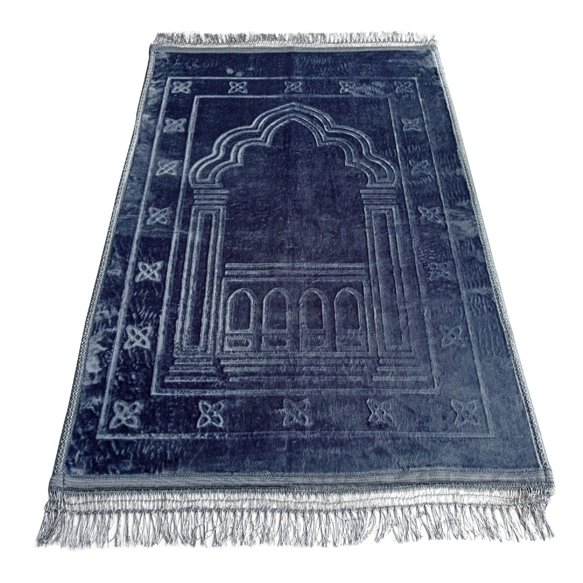 ORIENTTEPPICH Gebetsteppich Islam Seccade (Grau) - Grau, Textil (80/120cm) - Gowoll