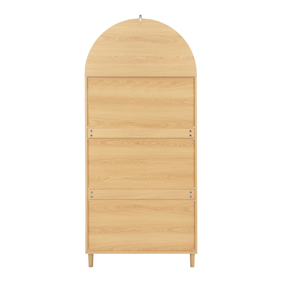 GARDEROBENSCHRANK DE-37614 80/50/179 cm mit Rattan-Türen Natur - Naturfarben, Holzwerkstoff (80/179/50cm) - ComfortXL