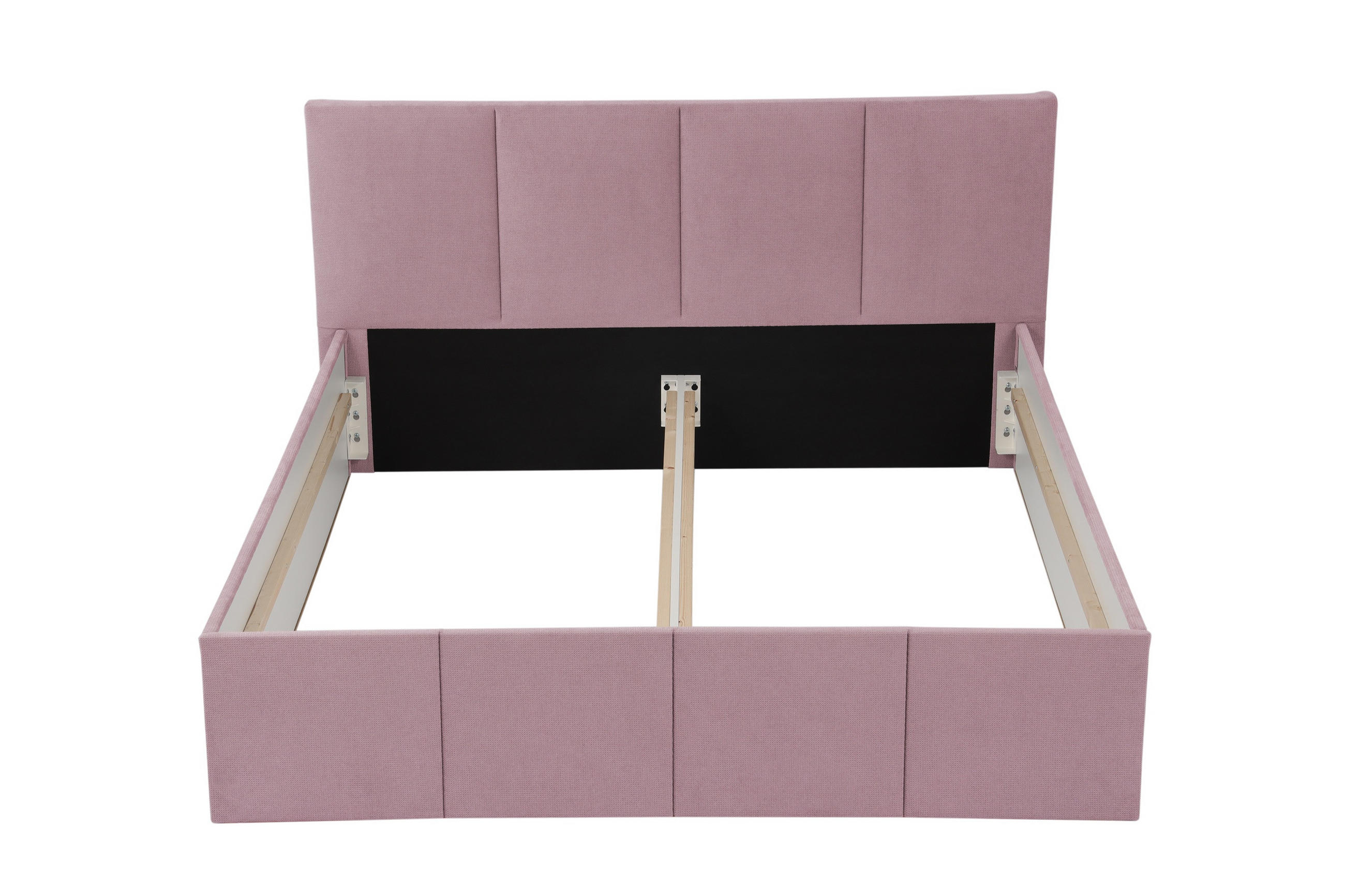 POLSTERBETT Dalas Rose 200 x 200 x 40 cm Stauraum Ohne Matratze und Lattenrost - Rosa, Holz (200/200cm) - Halmon Schlafkomfort Betten 