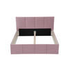 POLSTERBETT Dalas Rose 200 x 200 x 40 cm Stauraum Ohne Matratze und Lattenrost - Rosa, Holz (200/200cm) - Halmon Schlafkomfort Betten 