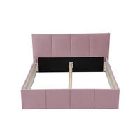 POLSTERBETT Dalas Rose 200 x 200 x 40 cm Stauraum Ohne Matratze und Lattenrost - Rosa, Holz (200/200cm) - Halmon Schlafkomfort Betten 