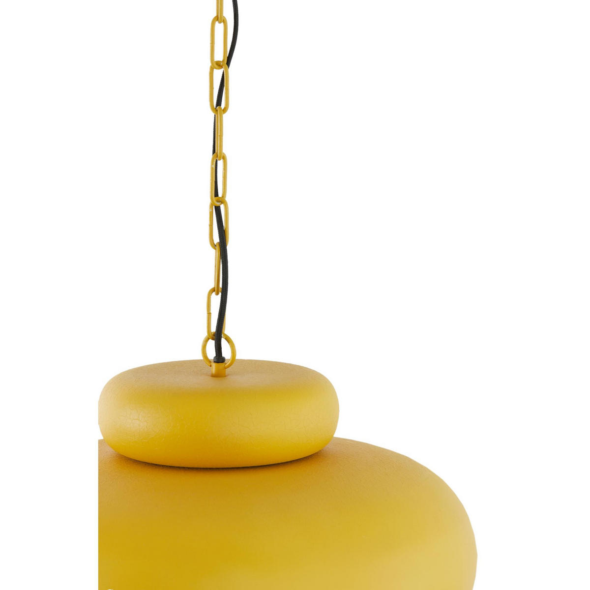 HÄNGELAMPE Neiva Gelb 46/46/30 cm - Gelb, Metall (46/46/30cm) - Light & Living