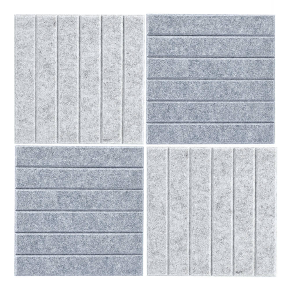 FILZTAFELN 30/30 cm 4er-Set - Grau, Textil (30/1/30cm) - ZELLER