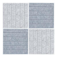 FILZTAFELN 30/30 cm 4er-Set - Grau, Textil (30/1/30cm) - ZELLER