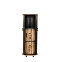 WEINBAR Magne Mangoholz Braun 155x60x60cm - Braun, Holz (60/155/60cm) - DELUKE