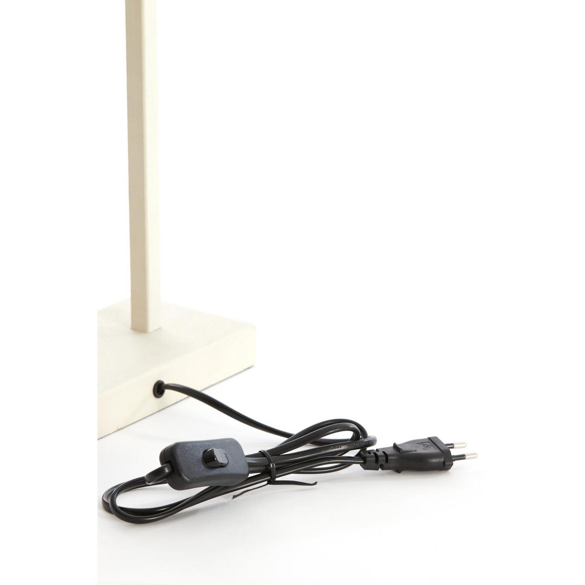 LAMPENFUSS Shiva Weiß 20/10/41 cm - Weiß, Metall (20/10/41cm) - Light & Living