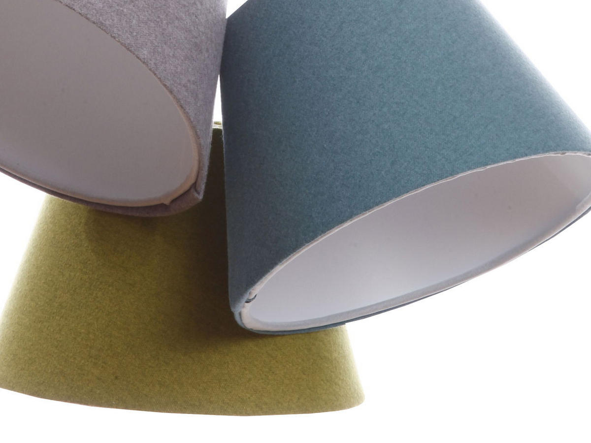 HÄNGELEUCHTE Blau 26/19 cm - Blau/Grau, Kunststoff (26/0.8/19cm) - ONZENO