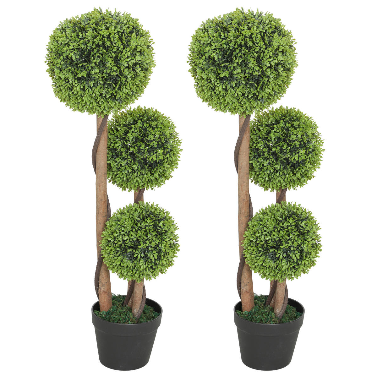 KÜNSTLICHE Pflanzen Grün 17.0/17.0/90.0cm - Grün, Kunststoff (90cm)