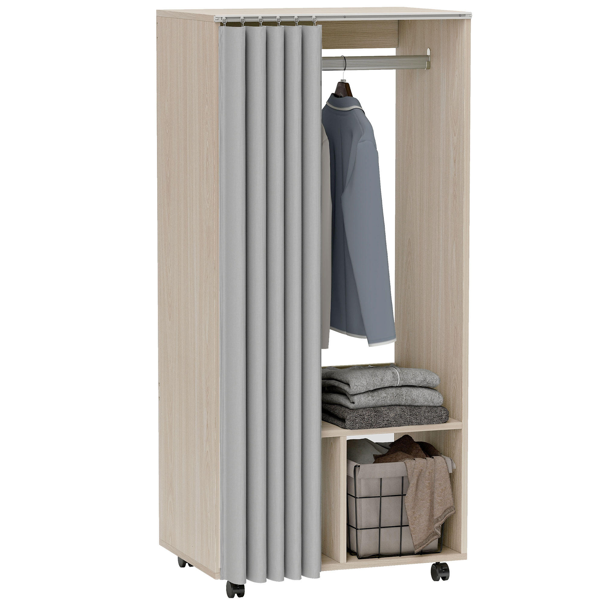 GiPP Kleiderschrank Braun 40x128x60 cm