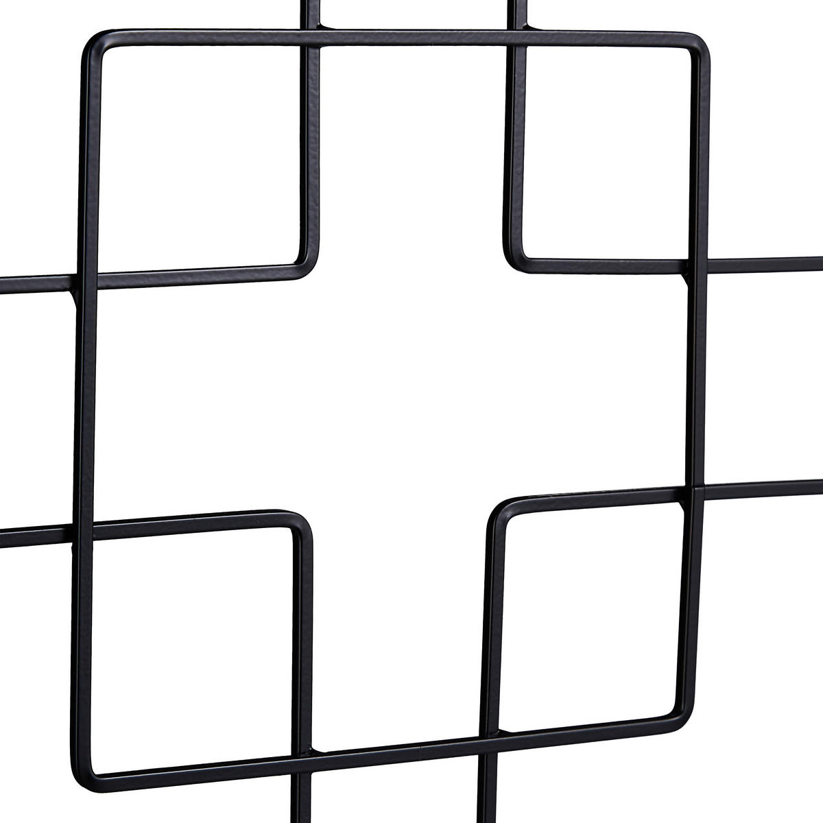 3XRANKGITTER - Schwarz, Metall (33/122/0.8cm) - Relaxdays