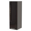 KÜCHENHÄNGESCHRANK W4/30 Essen Schwarz Hochglanz / Grau Matt 30 / 32,5 / 96cm - Schwarz Hochglanz/Schwarz, Holz/Holzwerkstoff (30/96/32.5cm) - Feldmann-Wohnen