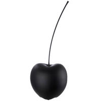 DEKOSKULPTUR Kirsche Celebration, Keramik, Matt Schwarz, H 42 cm - Schwarz, Keramik (15/35/15cm) - Gilde