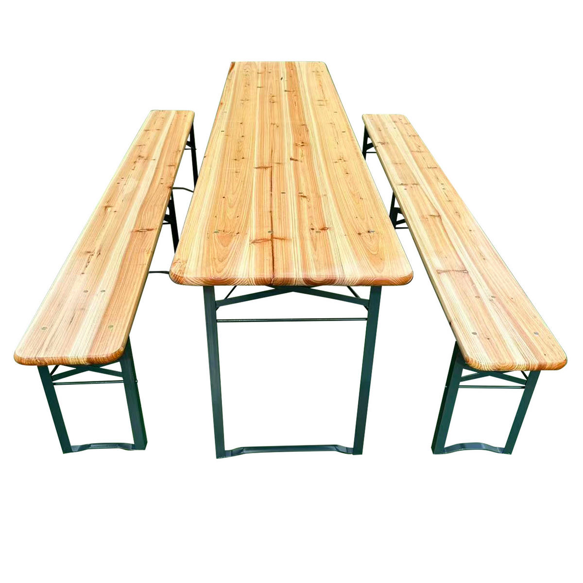 BIERTISCHGARNITUR Holz - Braun, Holz - SVITA