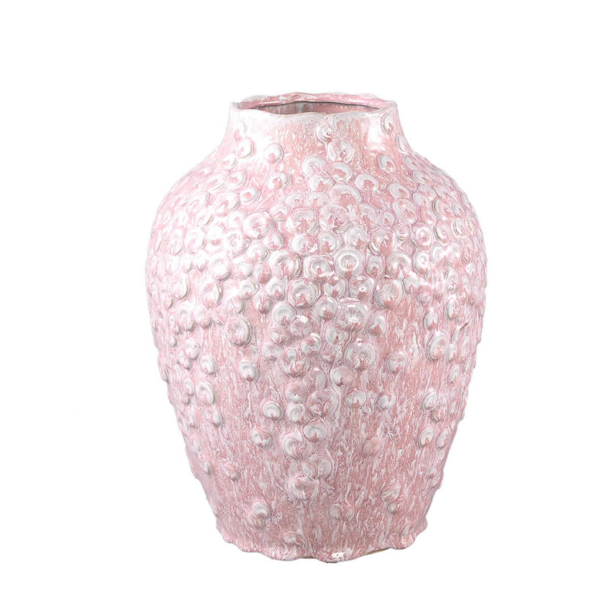 TOPF Avis Rosa 26/26/35cm - Pink, Keramik (35cm) - PTMD Collection