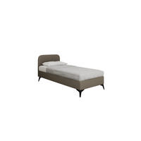 POLSTERBETT Mavilo 90 x 200 cm mit Bettkasten und Lattenrost, Taschenfederkernmatratze Pocket mit Kokosmatte - Braun - Braun, Holz (90/200cm) - Panda Möbel