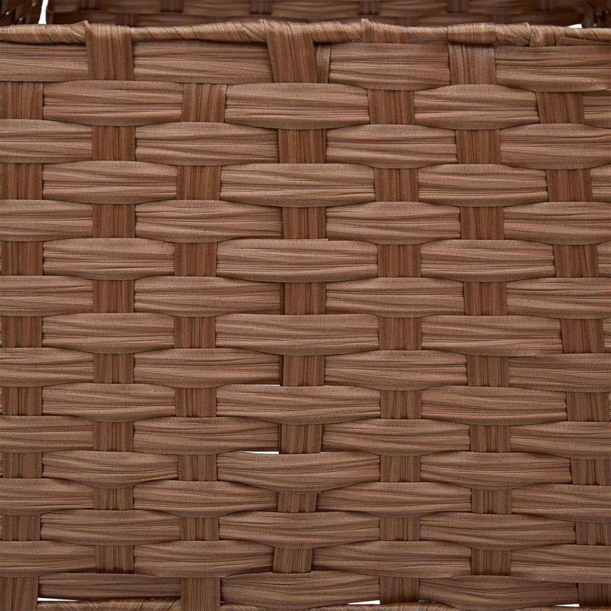 WEIHNACHTSBAUMKRAGEN 50/50/25 cm Braun Poly-Rattan - Braun, Holzwerkstoff (50/25/50cm) - vidaXL