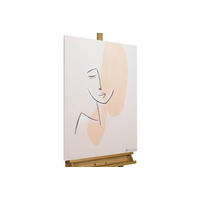 ACRYLBILD HANDGEMALT 60/90 cm - Pink, Holz/Textil (60/90cm) - KUNSTLOFT