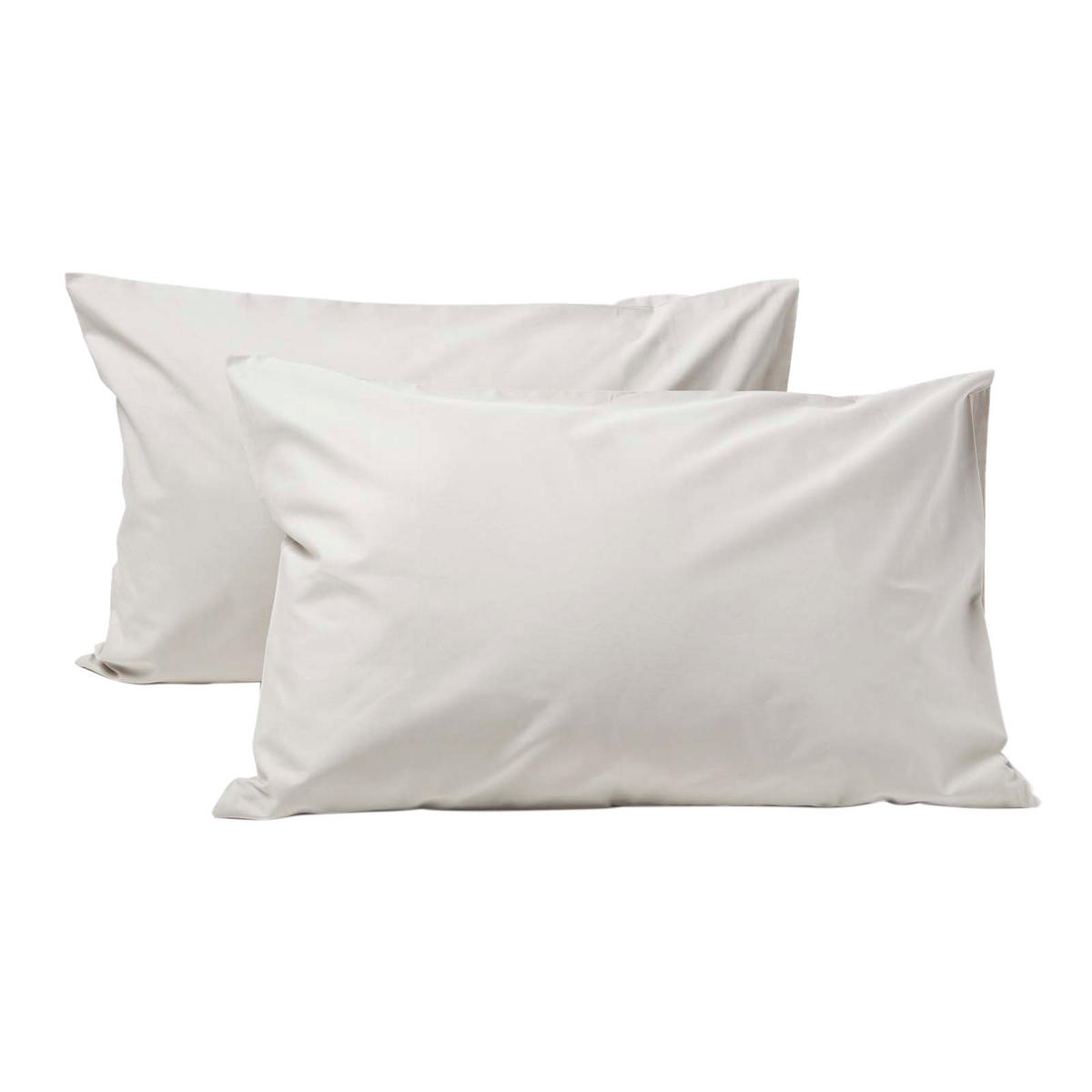 KINDER-KISSENBEZÜGE 2er-Set, Perkal - Grau, Textil (40/60cm) - Homescapes