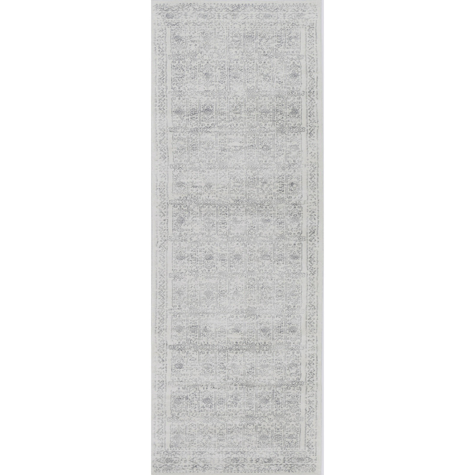 VINTAGE-TEPPICH 80/220 cm Grau - Grau, Naturmaterialien/Textil (80/220cm) - LIVABLISS