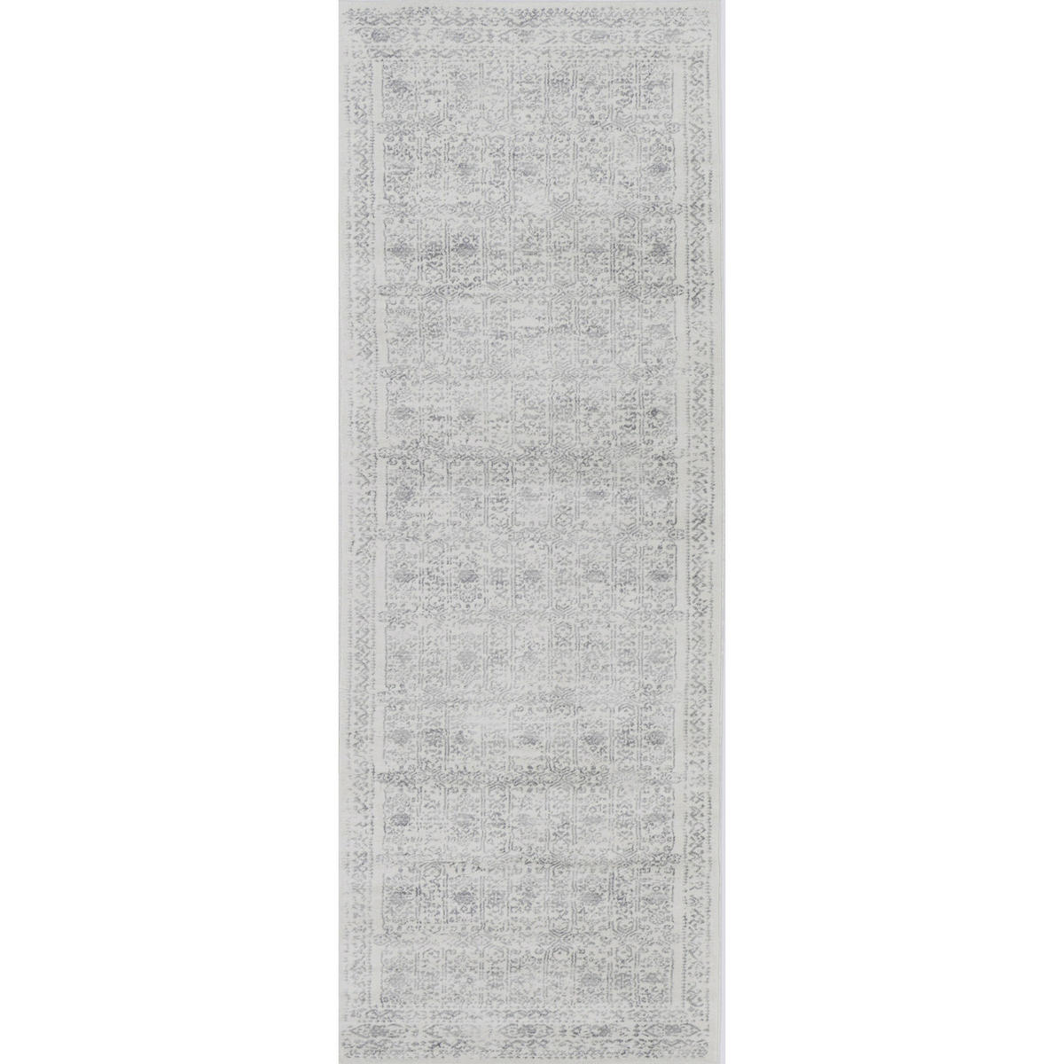 VINTAGE-TEPPICH 80/220 cm Grau - Grau, Naturmaterialien/Textil (80/220cm) - LIVABLISS