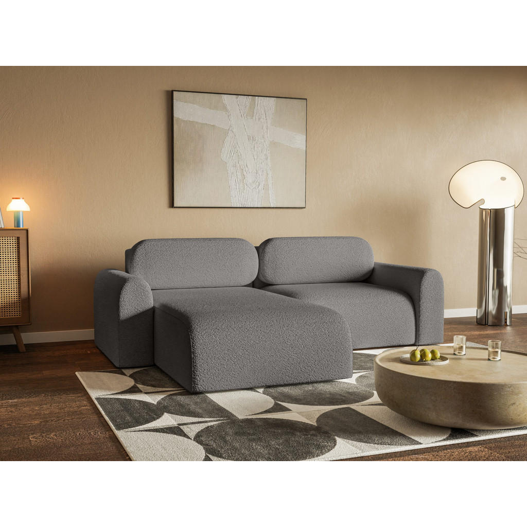 Thumbnail - Fedve Ecksofa, Graphit, Textil, L-Form,L-Form, 244x165 cm, Wohnzimmer, Sofas & Couches, Wohnlandschaften, Ecksofas