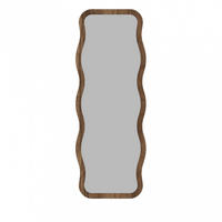 STANDSPIEGEL aus Holz 50x160 cm - Luna - Dunkles Holz - Nussbaumfarben, Holz (50/160/2.2cm) - Drawer