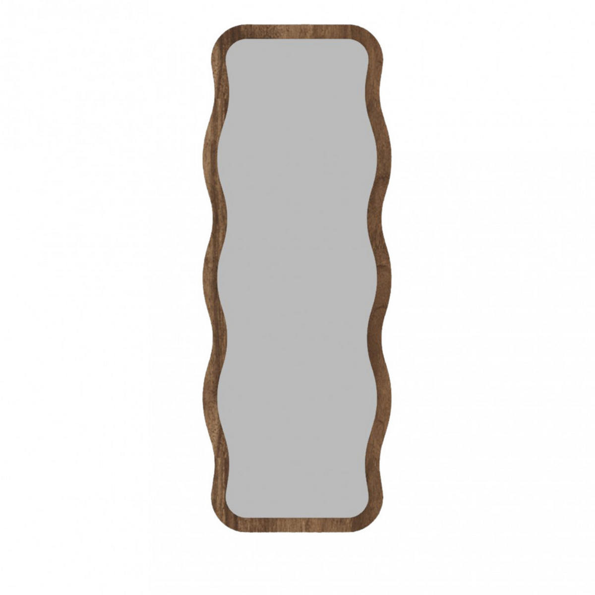 STANDSPIEGEL aus Holz 50x160 cm - Luna - Dunkles Holz - Nussbaumfarben, Holz (50/160/2.2cm) - Drawer