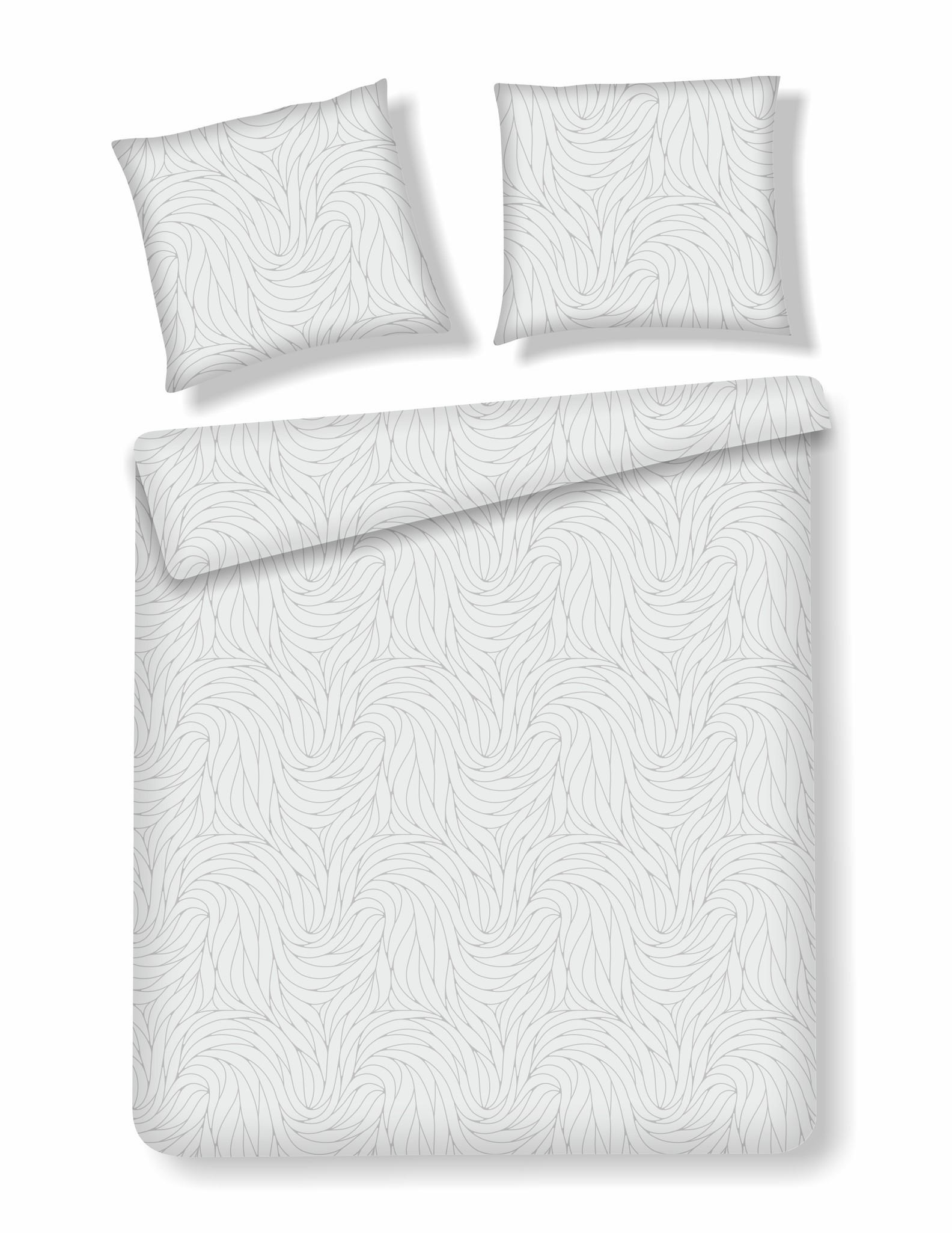 BETTWÄSCHE Linguine - Hellgrau, Textil (160/200cm) - home&you