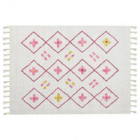 KURZFLOR-KINDERTEPPICH-CAVUS 230/160 cm - Weiß, Textil (160/230cm) - Beliani