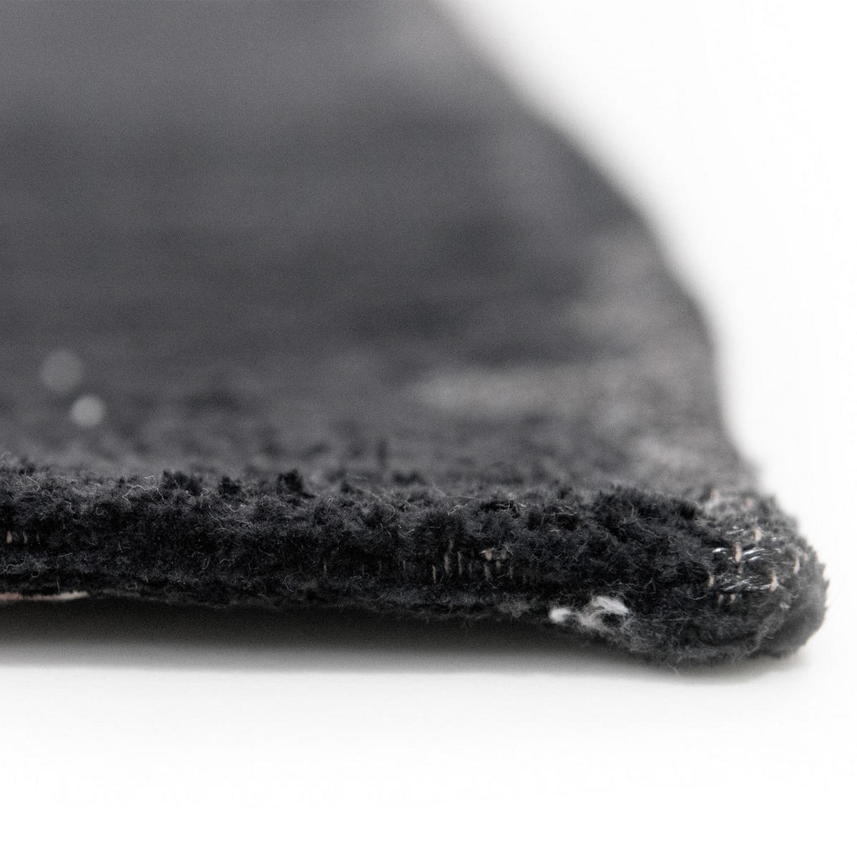 TEPPICH Black Water Structures 80/250 cm - Schwarz, Textil (80/250cm) - Louis De Poortere