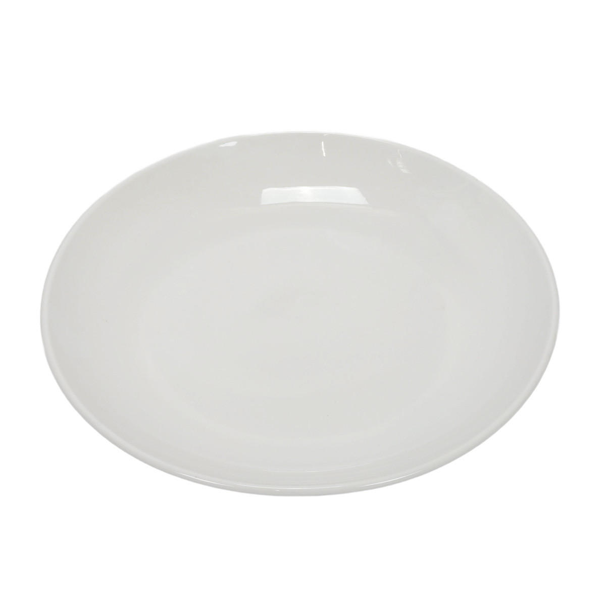 TELLER aus Porzellan Weiß 26/26/3,5 cm - Weiß, Keramik (26cm) - Siaki