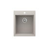 SPÜLBECKEN Venice Beige 42.5 x 50 cm - Beige, Keramik (42.5/20/50cm) - Bergstroem
