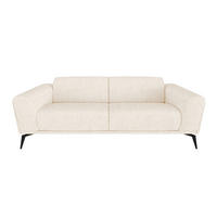 SOFA 3-SITZER Bouclé-Stoff Creme 220cm - Creme, Textil (220/74/90cm) - Sia Home