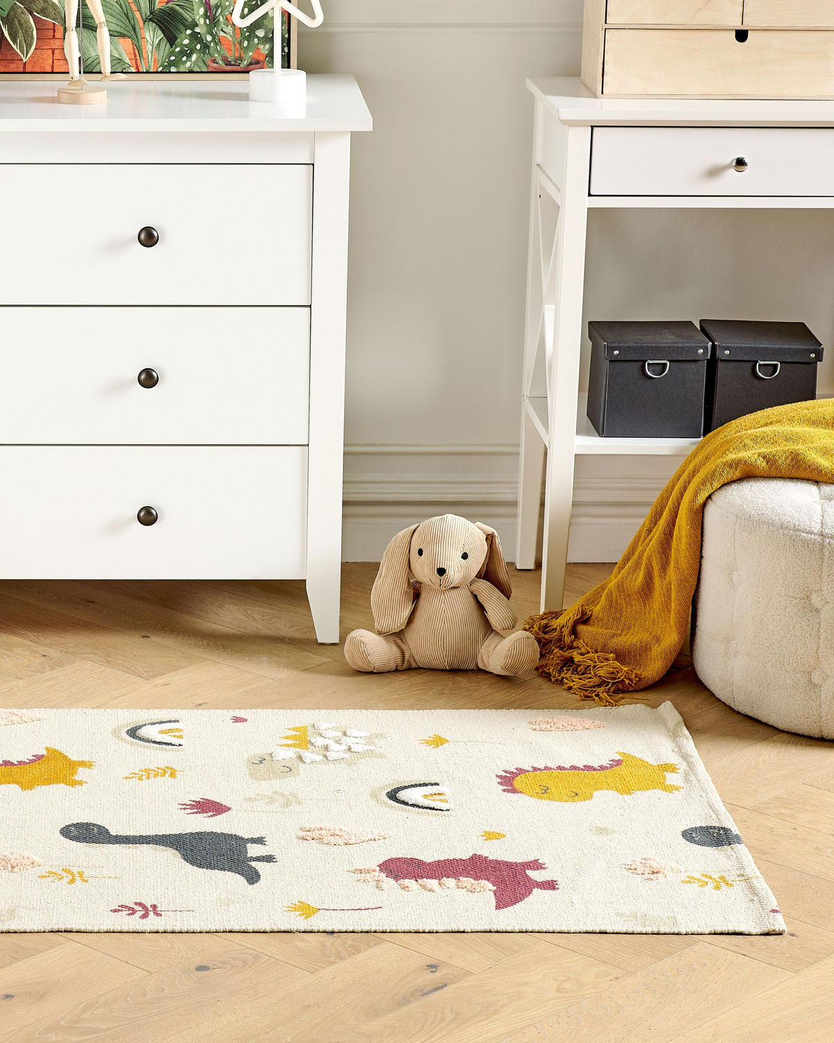 KINDERTEPPICH Tiop 150/80 cm - Multicolor, Textil (80/150cm) - Beliani