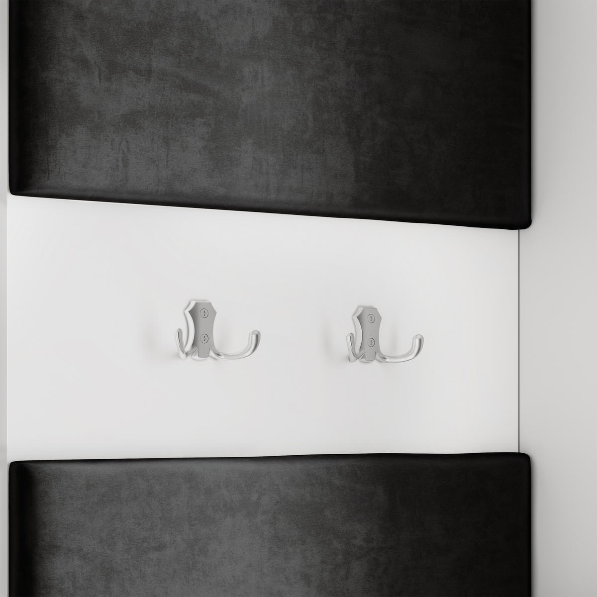 GARDEROBENSCHRANK VIRA 95/181/51 cm Modern Weiß - Weiß, Holzwerkstoff (95/181/51cm) - MASSENO