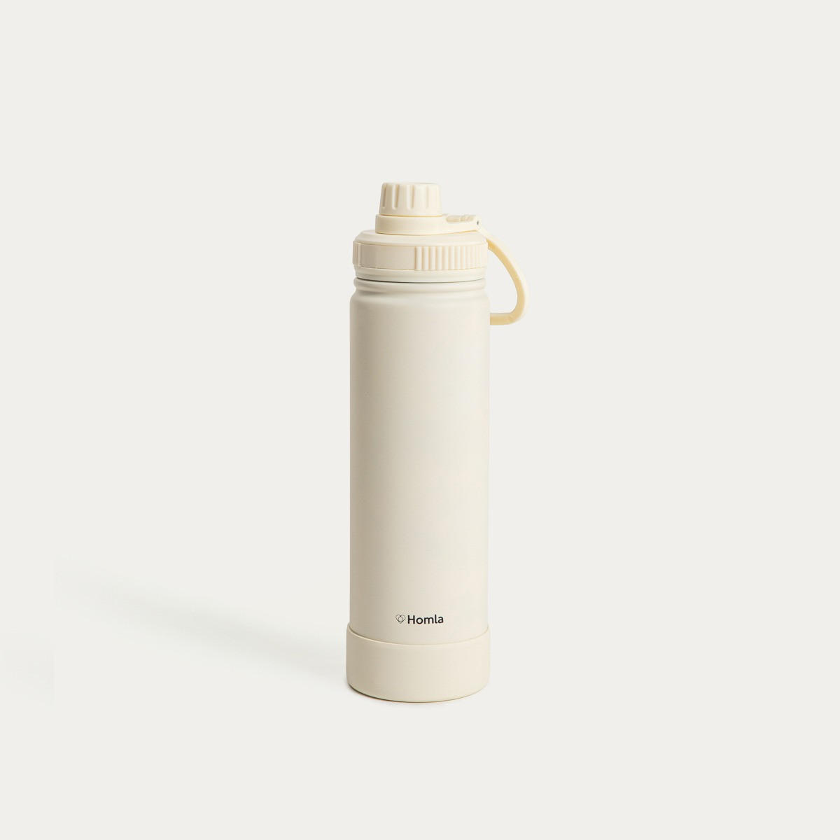 THERMOSFLASCHE Lunare cremefarben 660 ml - Creme, Metall (0.66L) - Homla