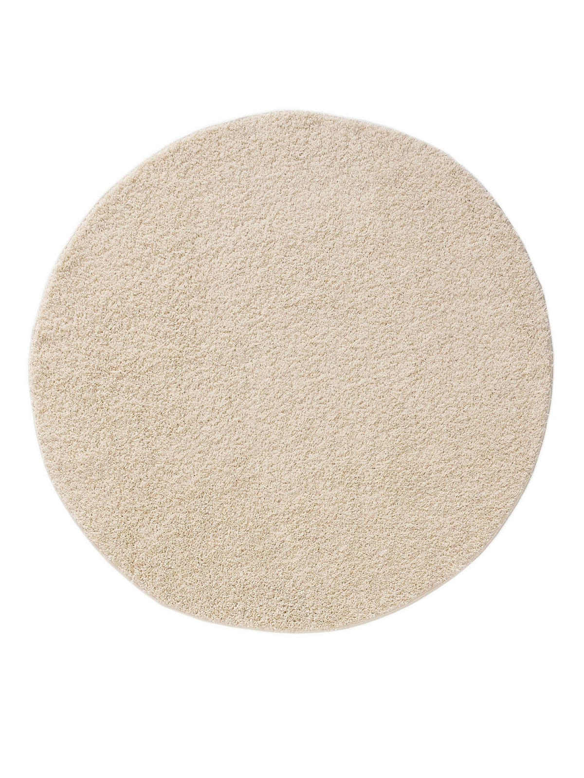 HOCHFLORTEPPICH Soho Cream ø 250 cm rund - Creme, Kunststoff (250/250cm) - benuta