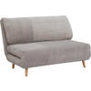 SCHLAFSOFA 2-Sitzer - Cord - Hellgrau - PALULA - Hellgrau, Textil (90/83/124cm) - Vente-Unique