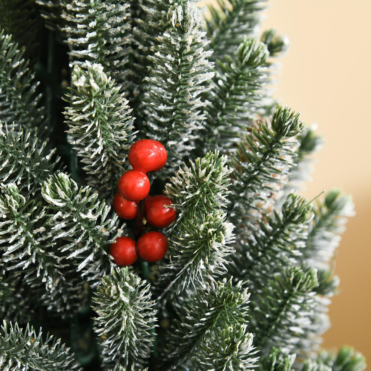 WEIHNACHTSBAUM, 47 cm, PE, PVC, Grün - Grün, Kunststoff (47cm) - HOMCOM