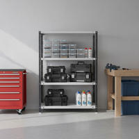 SCHRAUBREGAL PANDA MID | HxBxT 150x90x40cm | 4 Fachböden | Fachlast 100kg | Anthrazit-Weiß - Anthrazit, Metall (90/150/40cm) - PROREGAL