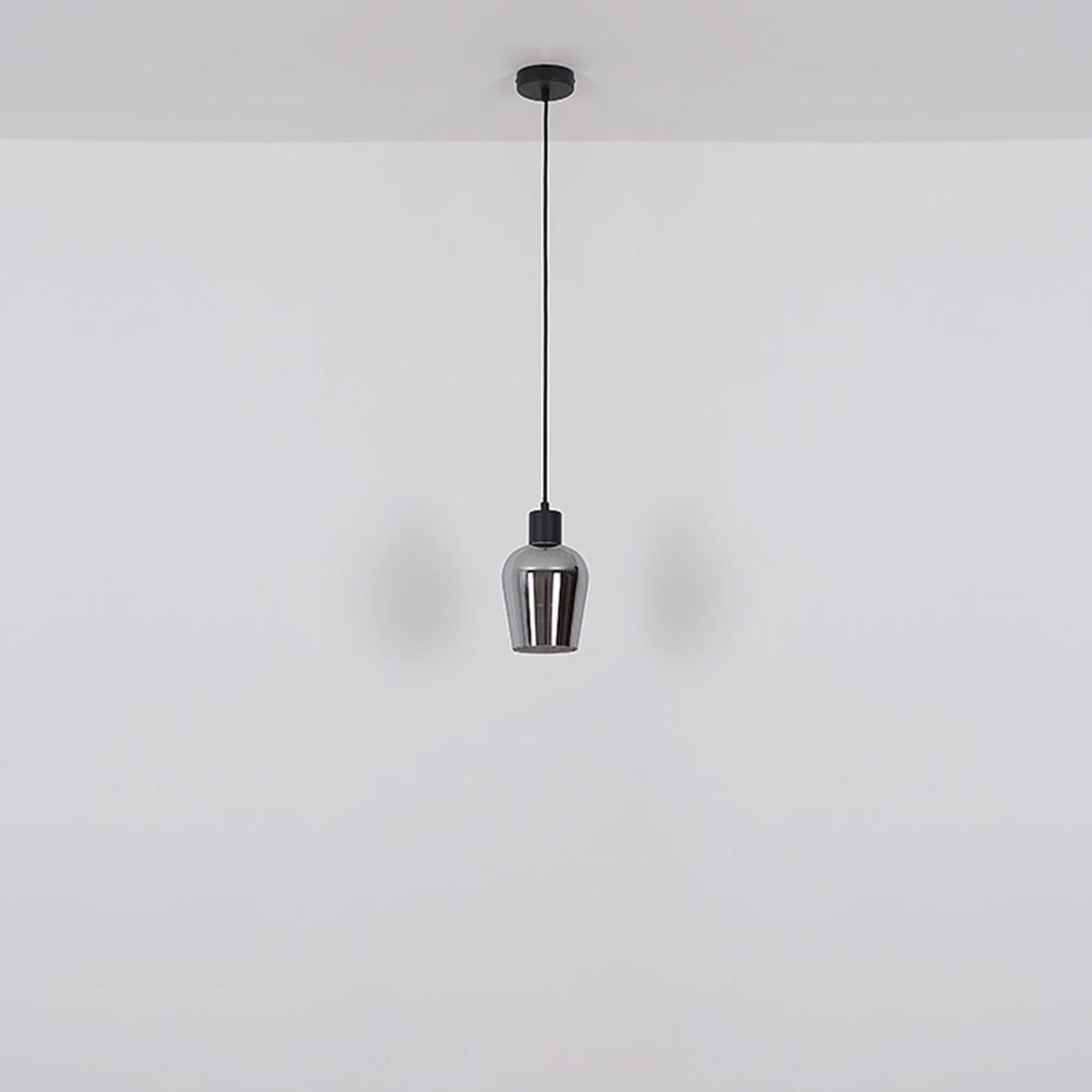 HÄNGELEUCHTE Rauchglas Grau - Grau, Glas (13.5/13.5/150cm) - Globo Lighting