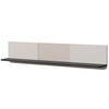WANDREGAL Marly Kaschmir / Graustein 150 / 22 / 30 cm - Beige/Grau, Holz/Holzwerkstoff (150/30/22cm) - Feldmann-Wohnen