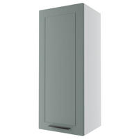 KÜCHENHÄNGESCHRANK Kvantum W4/40 Mint Matt / Weiß Matt 40 / 32,5 / 96cm - Weiß/Mintgrün, Holz/Holzwerkstoff (40/96/32.5cm) - Feldmann-Wohnen
